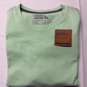 Eddie Bauer Men's Mint Green Short Sleeve Tee